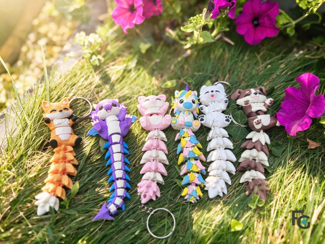 Nyár, napsütés, fluffy kulcstartók. Mi kell még? 🐾☀️